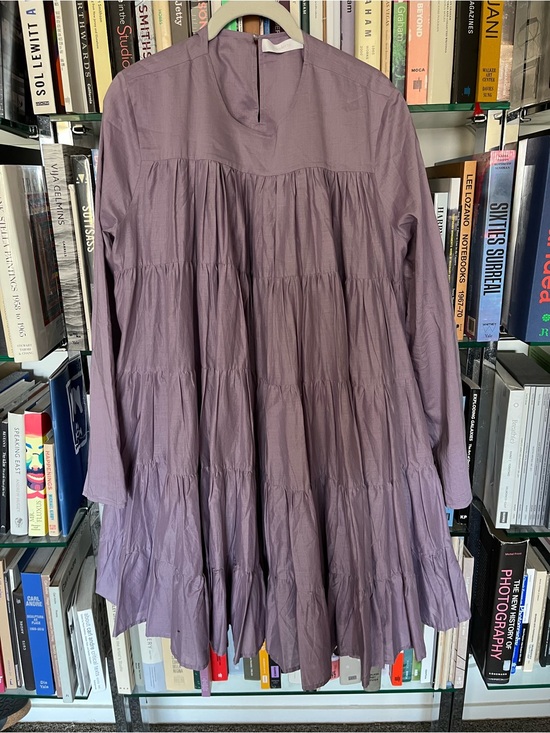 Merlette Dresses & Skirts - Merlette Soliman Dress Long Sleeve Smock Dress in Dusty Lavender